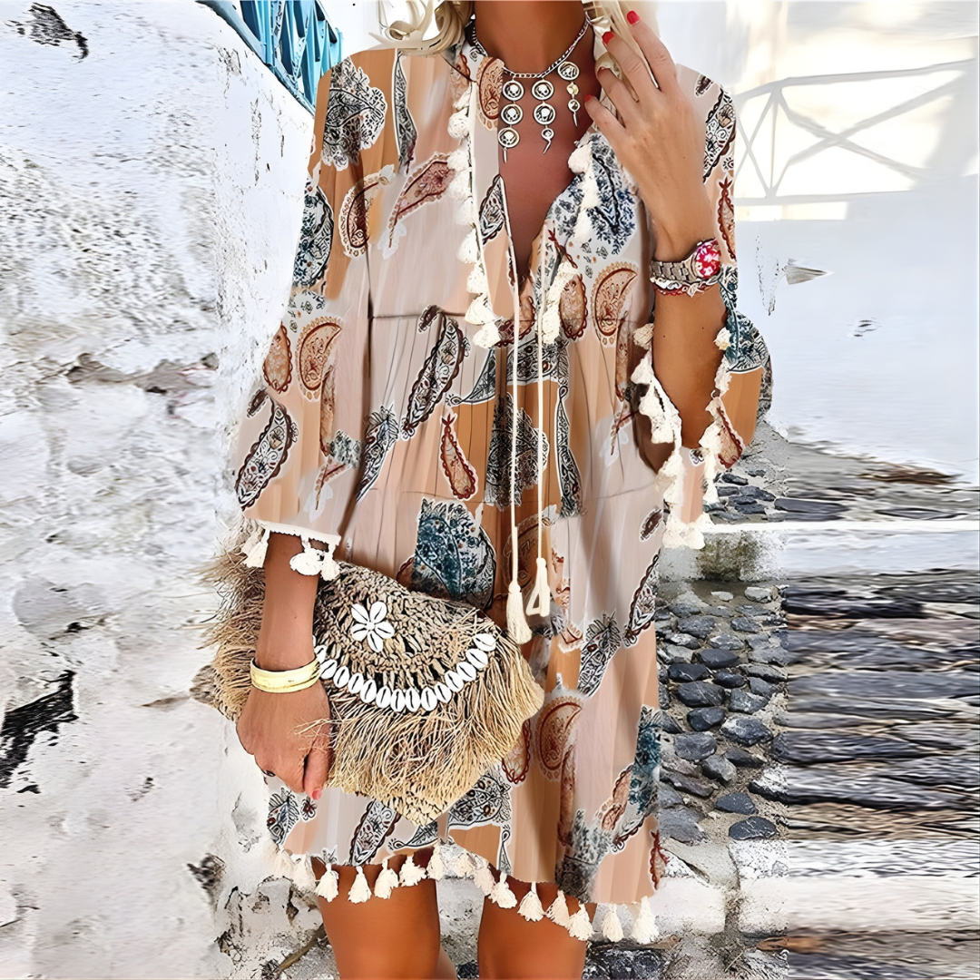 Women’s Summer Tassel Dress | Mini