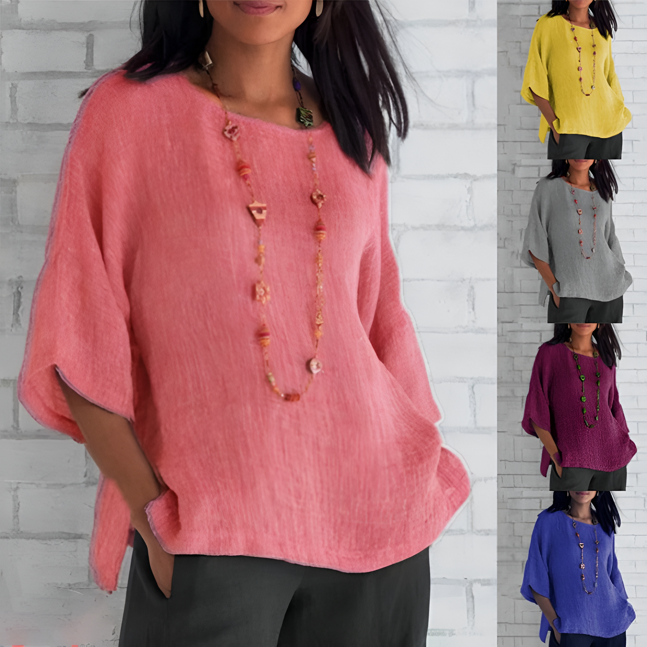 Women's Loose-Fitting Blouse | Breathable