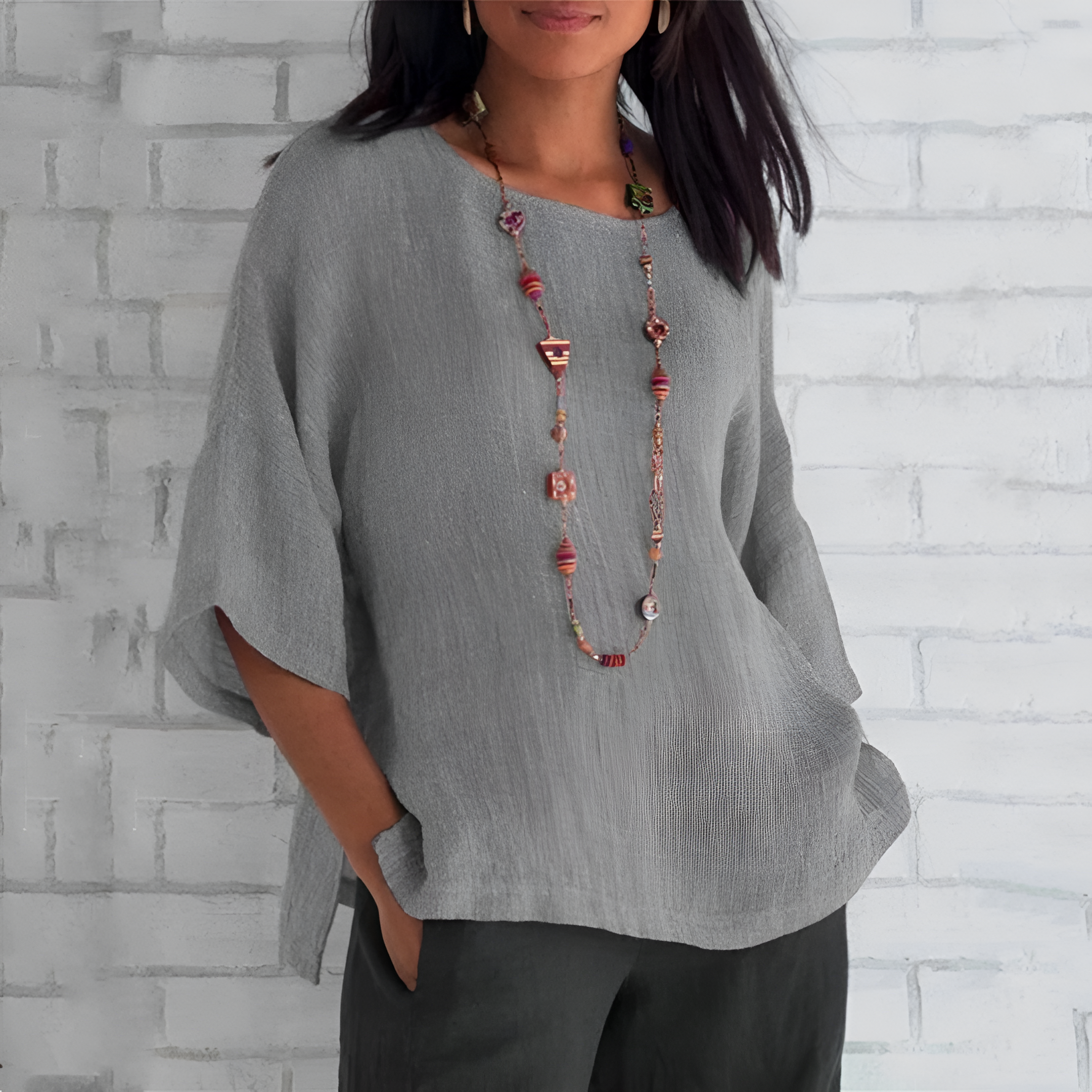 Women's Loose-Fitting Blouse | Breathable
