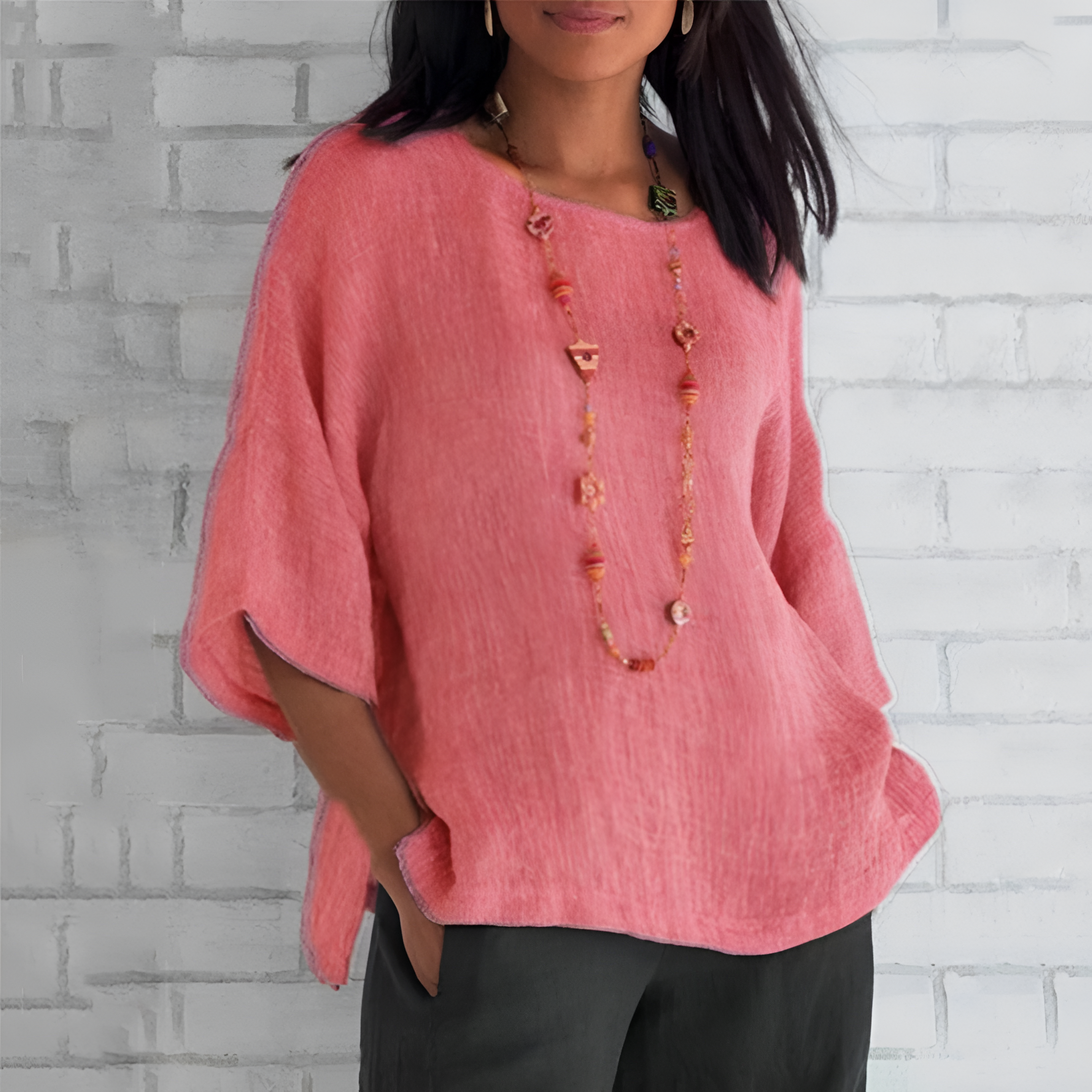 Women's Loose-Fitting Blouse | Breathable