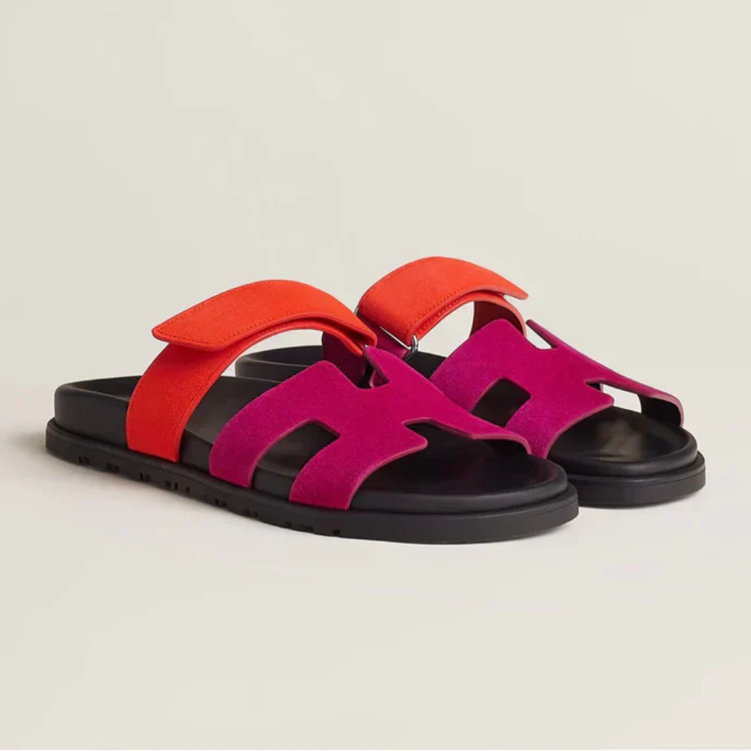 Double Strap Slide Sandals | Summer