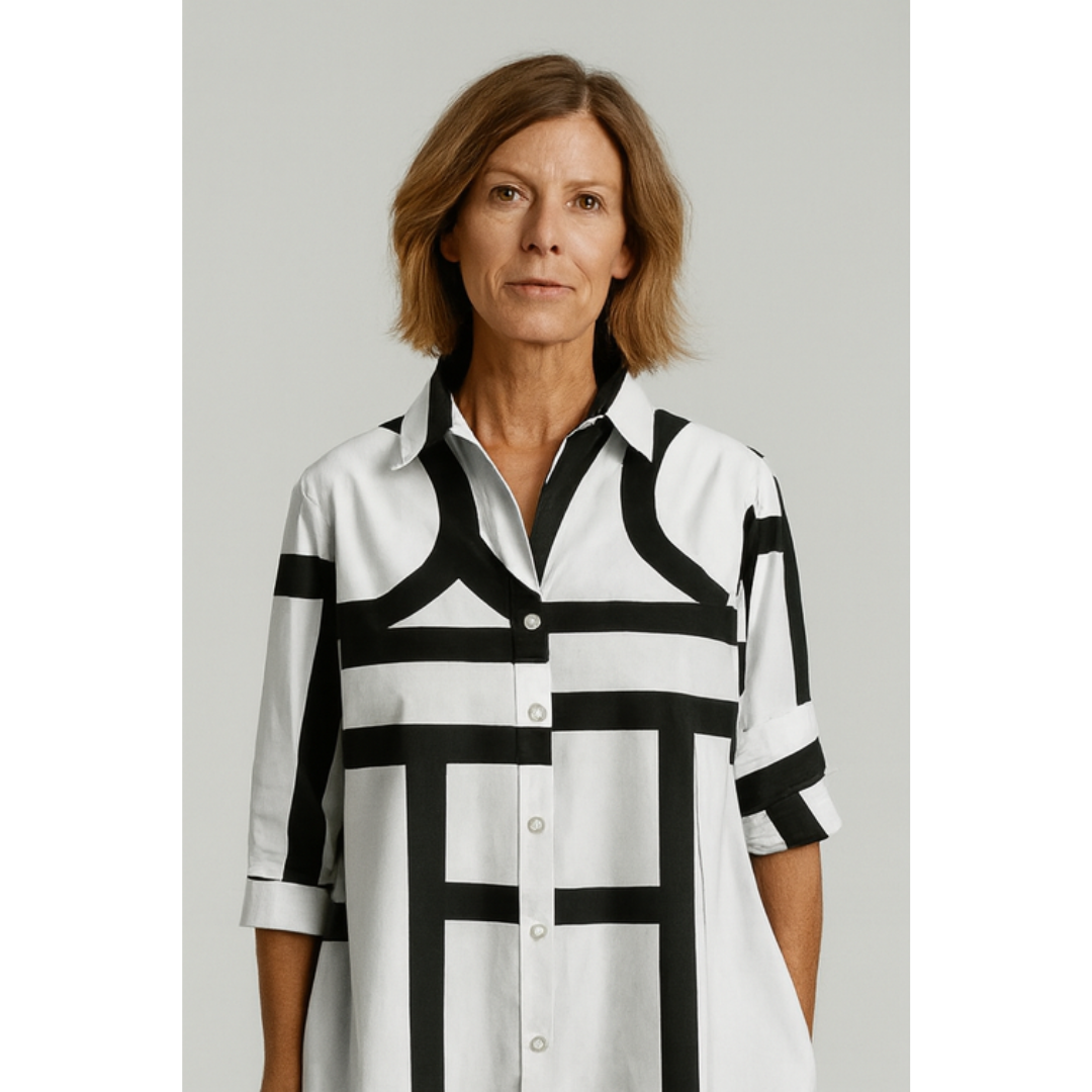 Women’s Summer Geometric Dress | Maxi