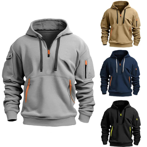 Men's Quarter Zip Tactical Hoodie | Pullover