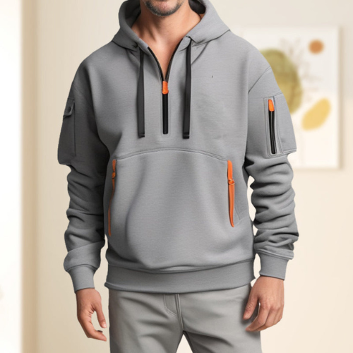 Men's Quarter Zip Tactical Hoodie | Pullover