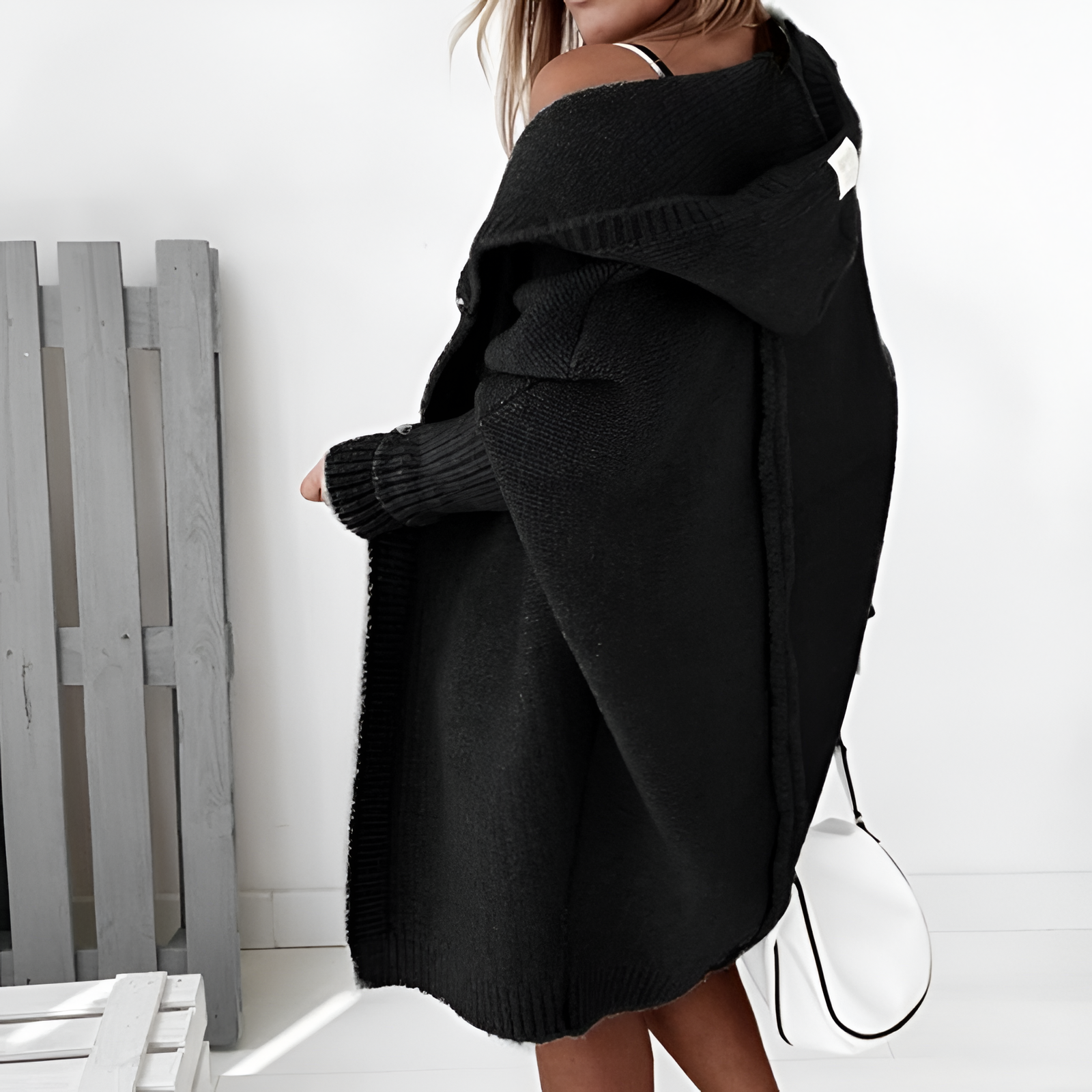 Knit Cardigan | Women's Winter Hooded