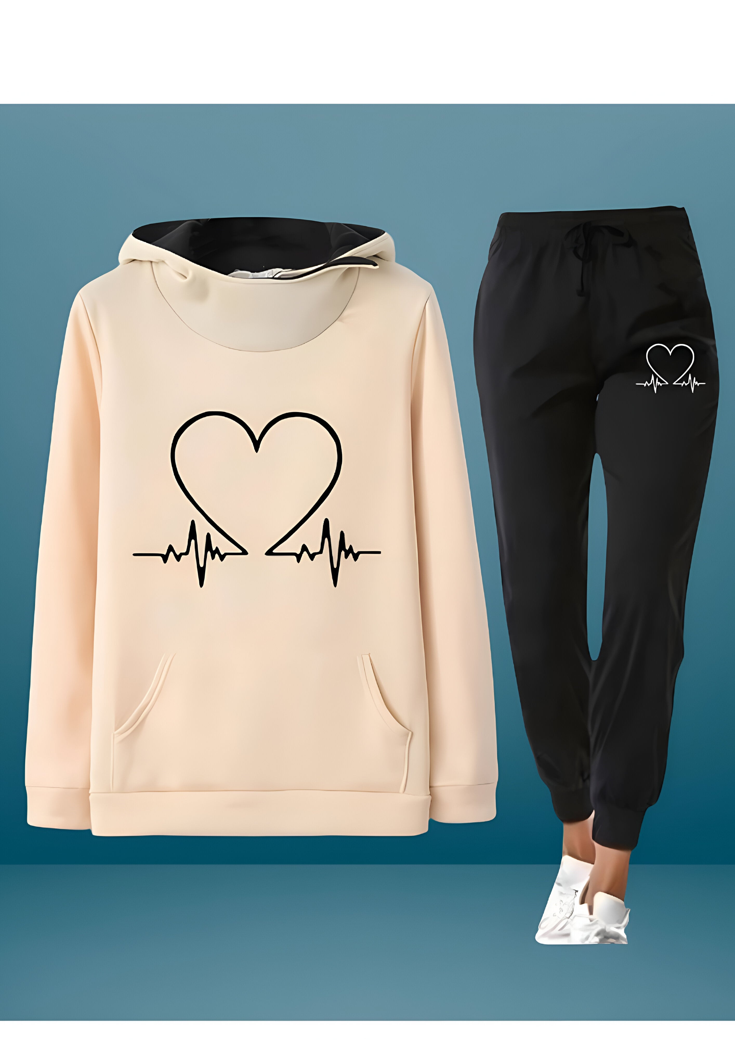 Hoodie and Trousers Set | Women's Tracksuit