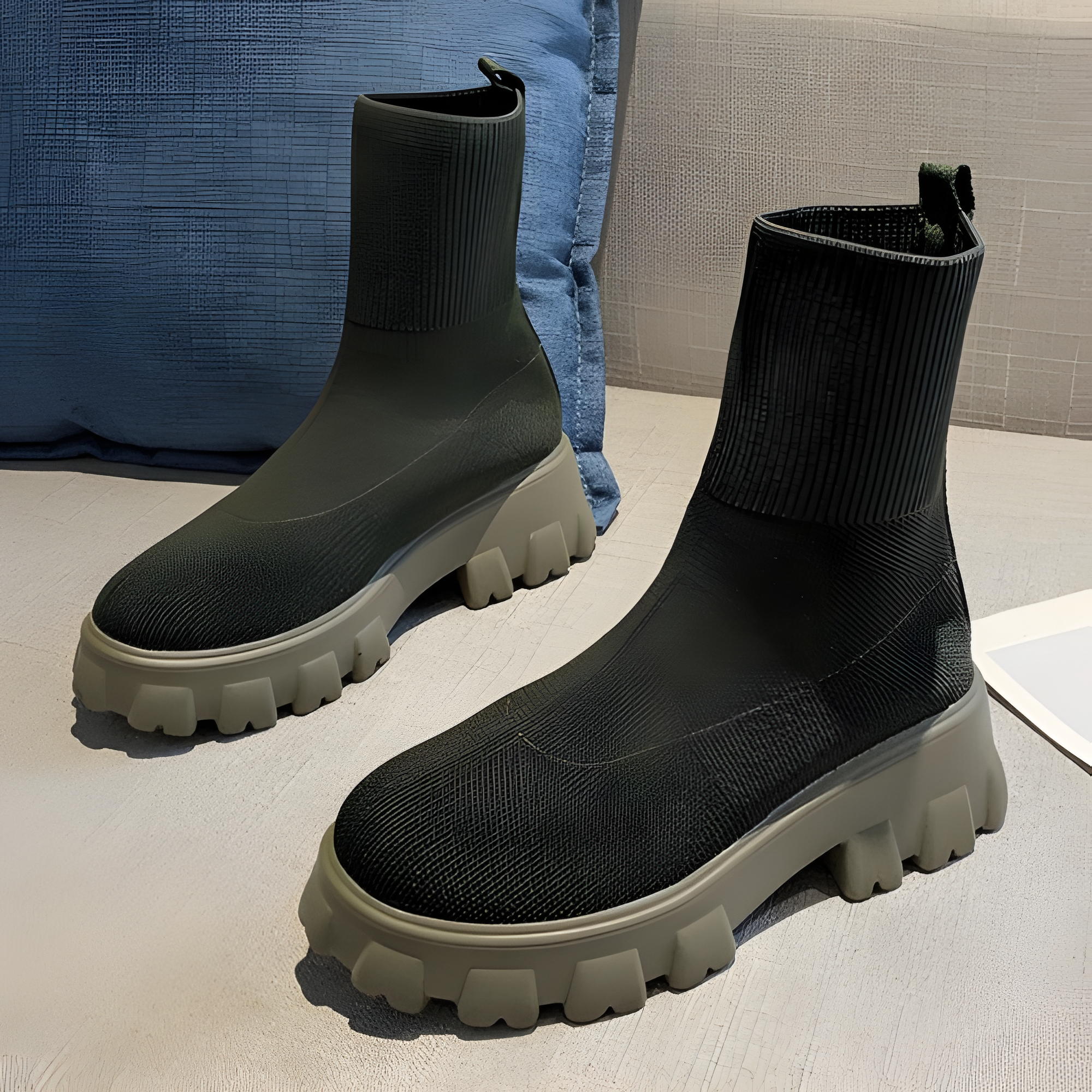Chunky Ankle Boots | Women’s Pull-On Platform Style