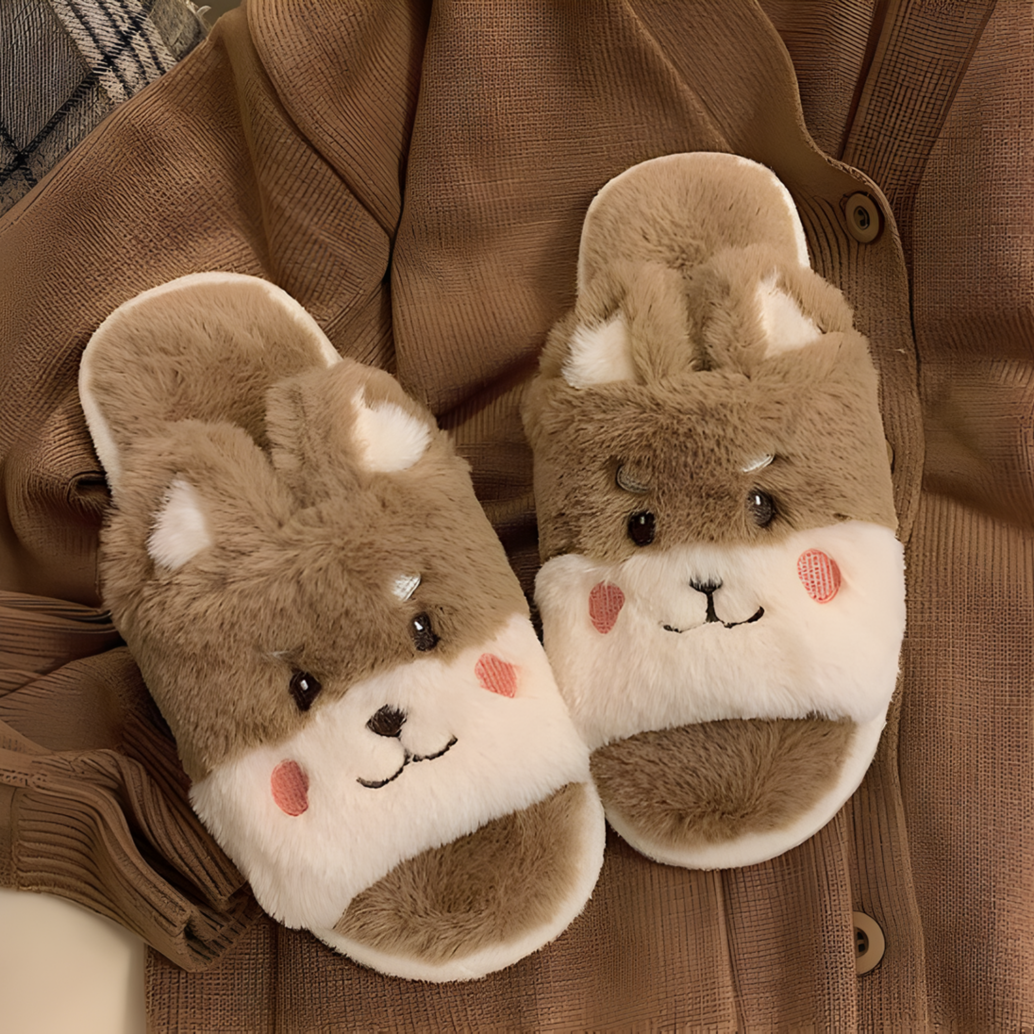 Women’s Summer Animal Face Slippers | Whimsical Design
