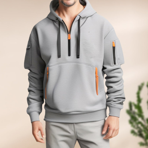 Men's Quarter Zip Tactical Hoodie | Pullover