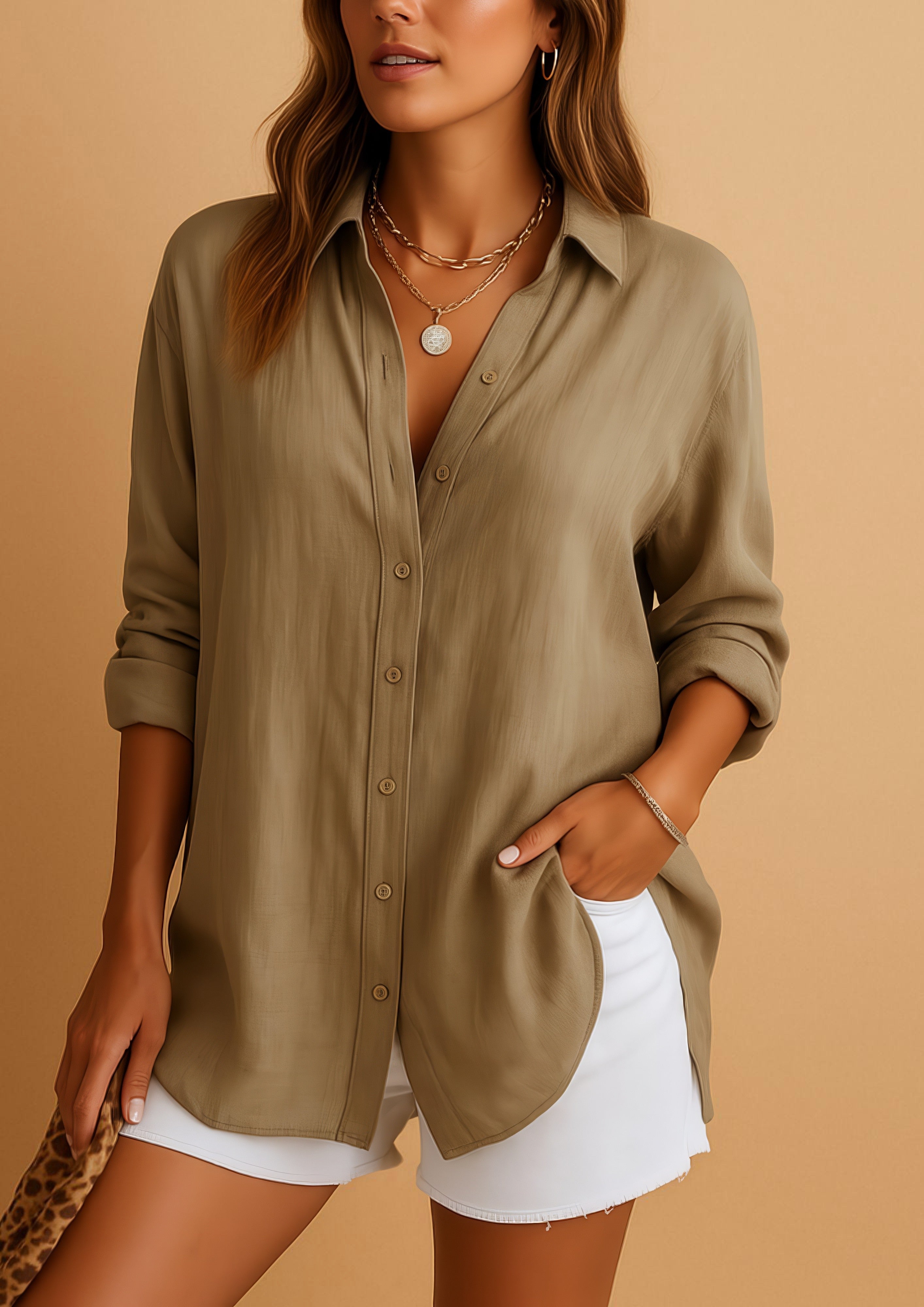 Women's Button Down Blouse | Casual