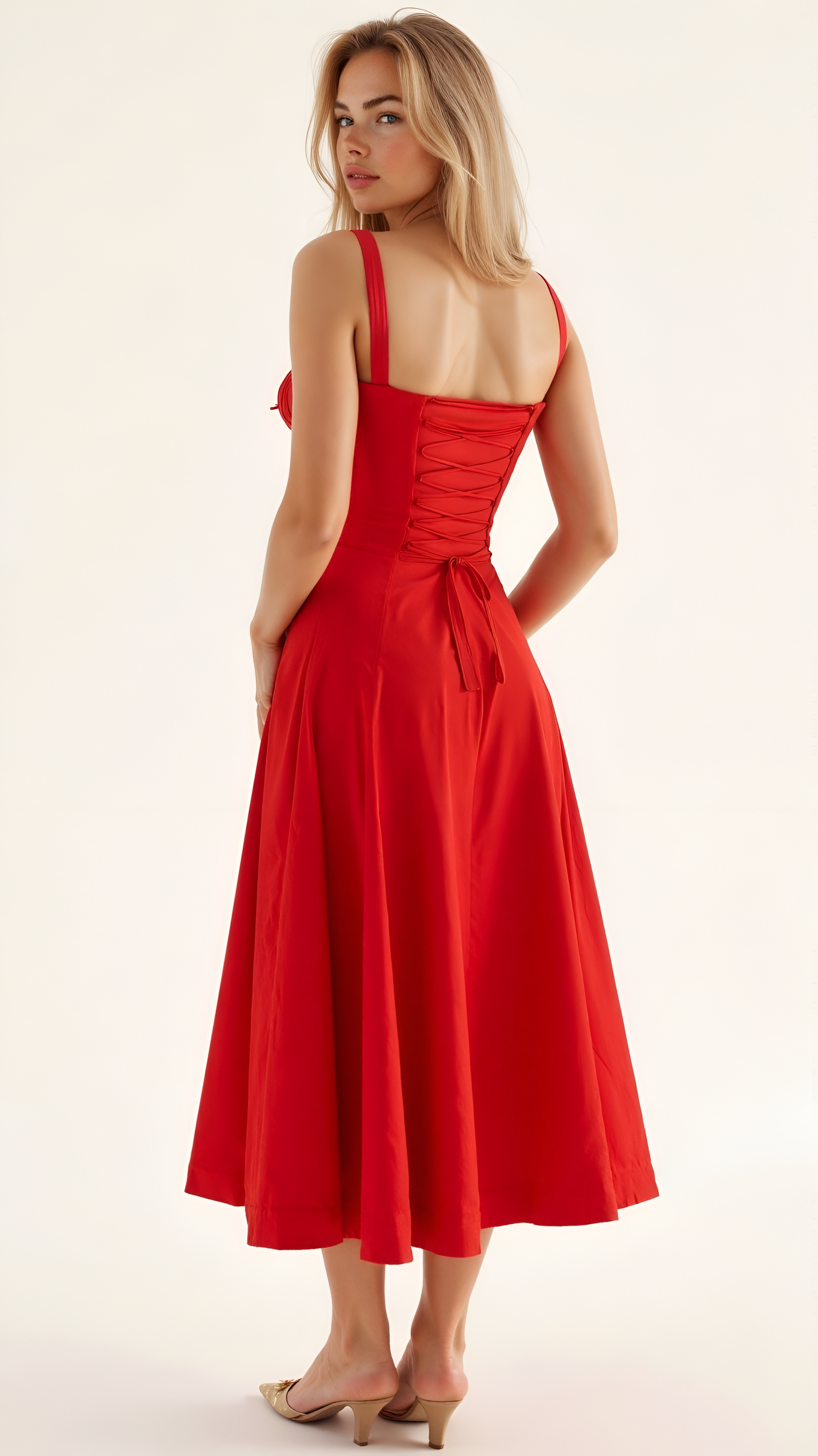 Floral Midi Dress | Women's Bustier Sundress