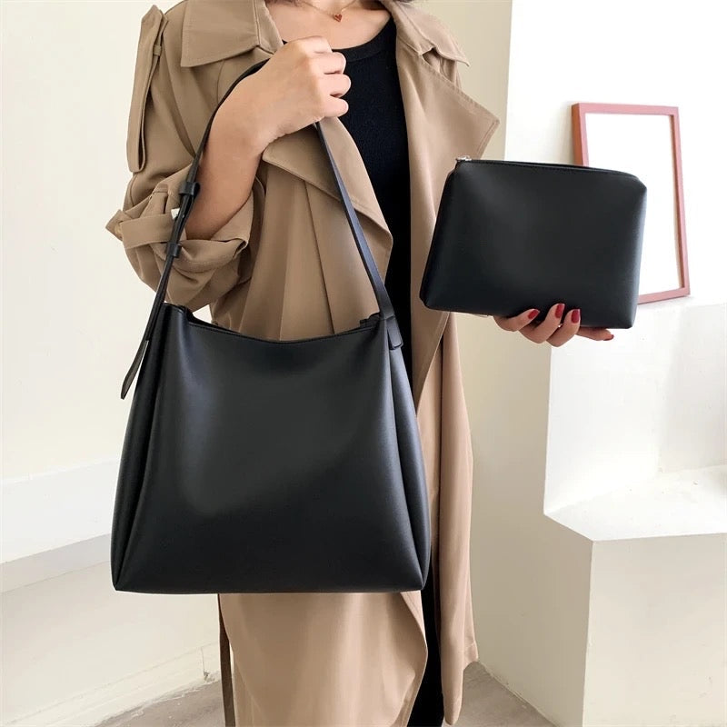 Women's Everyday Slouch Shoulder Bag l Thick Strap