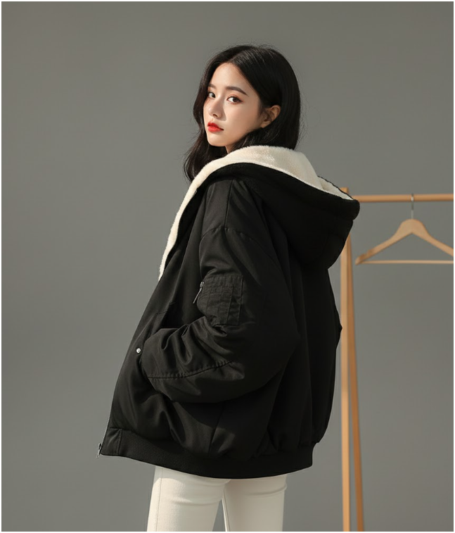 Women's Winter Hoodie Jacket | Oversized
