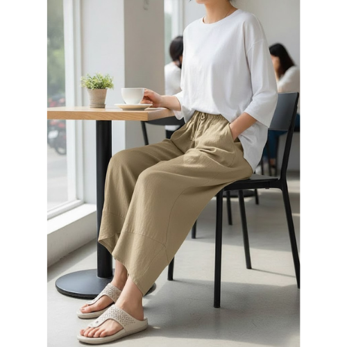 Women's Drift Fold Ankle l Trousers