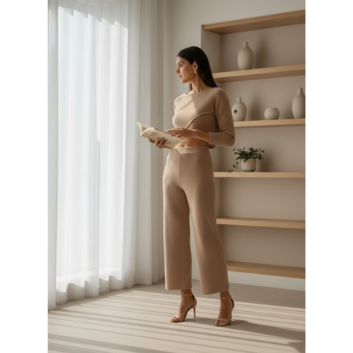 Women's Modern Minimalist Knit Set | Two Piece