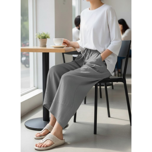 Women's Drift Fold Ankle l Trousers