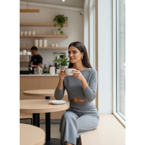 Women's Modern Minimalist Knit Set | Two Piece
