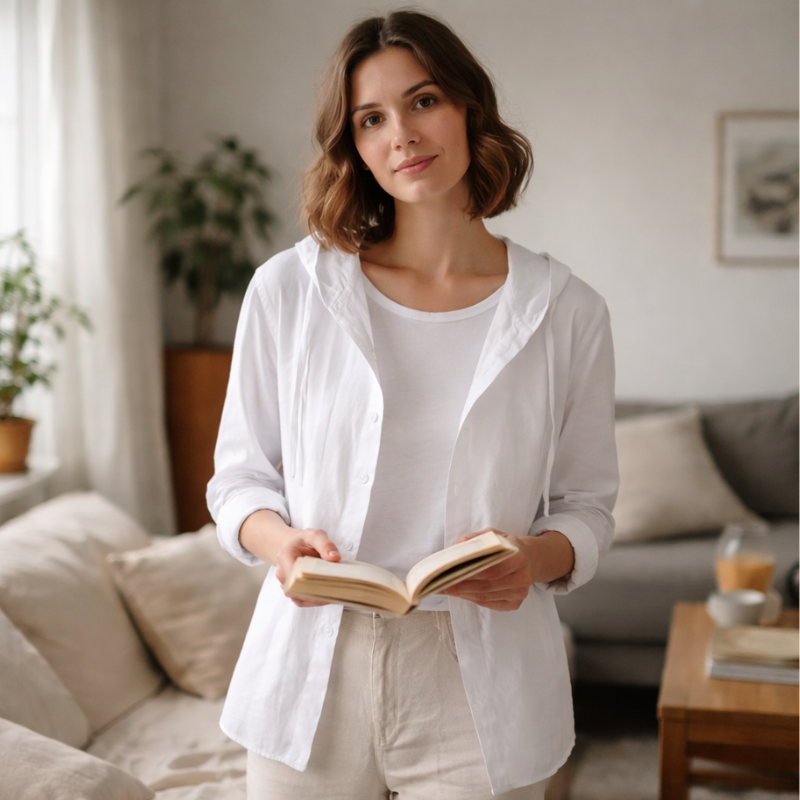 Women’s Classic Relaxed Blouse | Long Sleeve