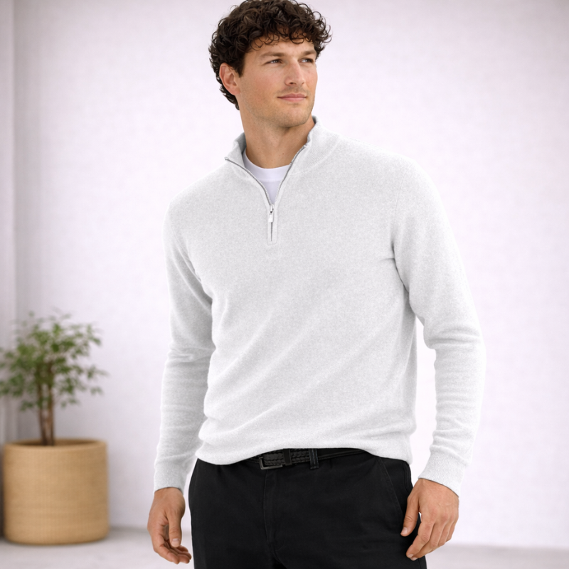 Men’s Zip Pullover | Long Sleeve