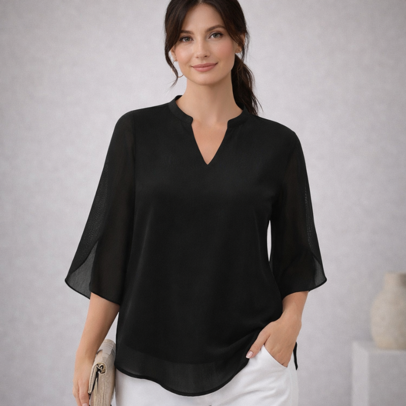 Women’s Relaxed Fit Blouse | V Neck