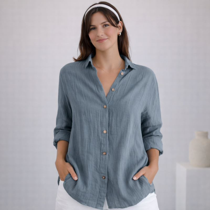 Women’s Classic Button Down Shirt | Long Sleeve