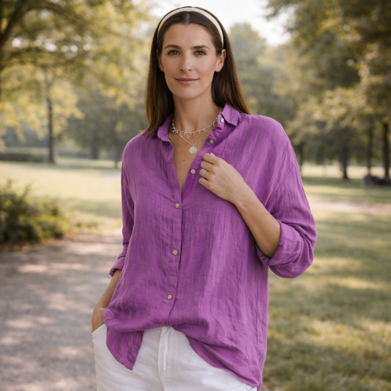 Women’s Classic Button Down Shirt | Long Sleeve